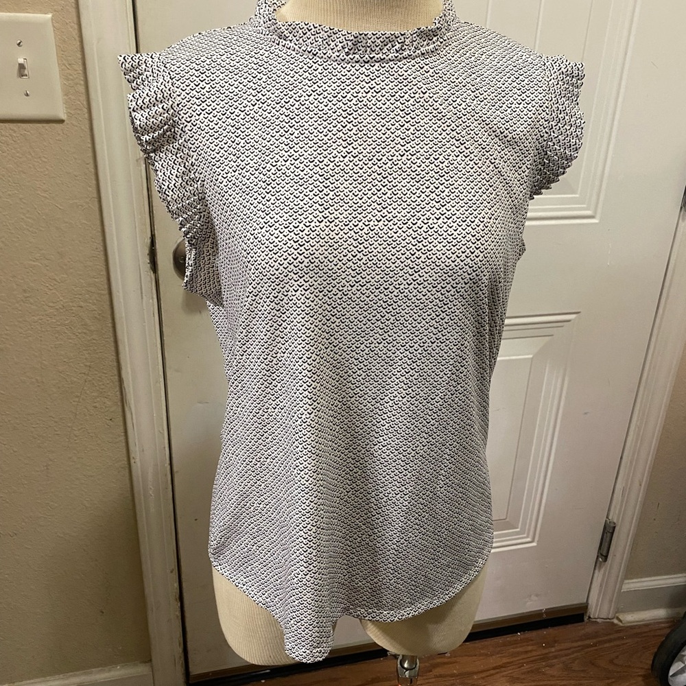 Adrianna Papell Monochrome Blouse
